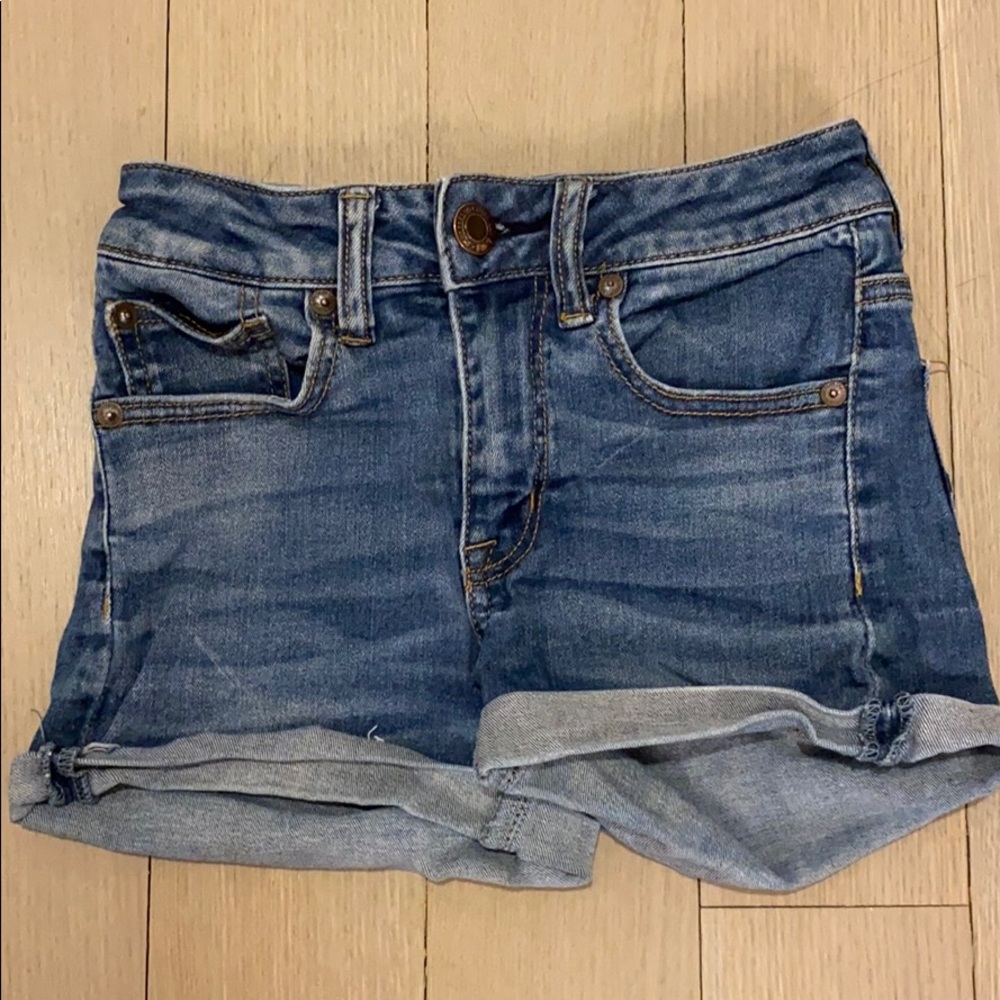 American Eagle Hi-Rise Jean Shorts